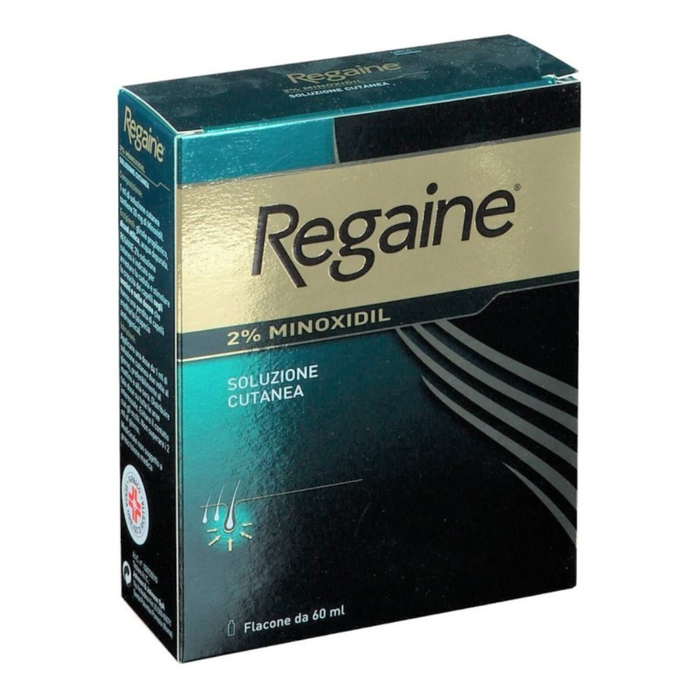 Regaine 2% Soluzione Cutanea per Alopecia Androgenetica Caduta Capelli 60ml
