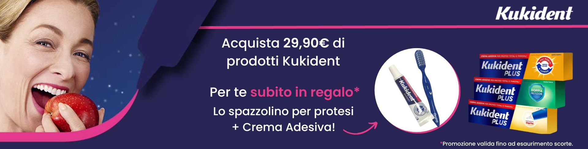 banner promozionale kukident desktop