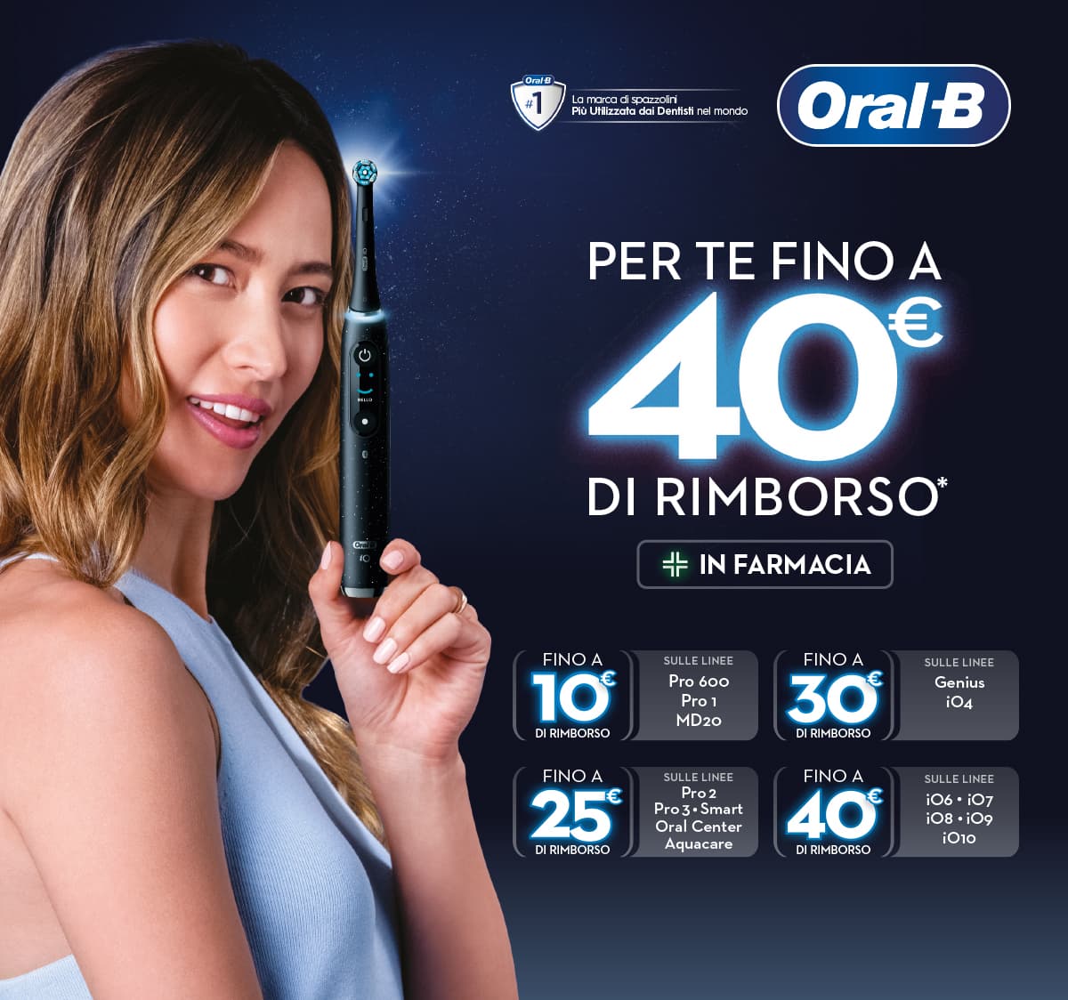 oralb promo cashback, ricevi un rimborso fino a 40€!