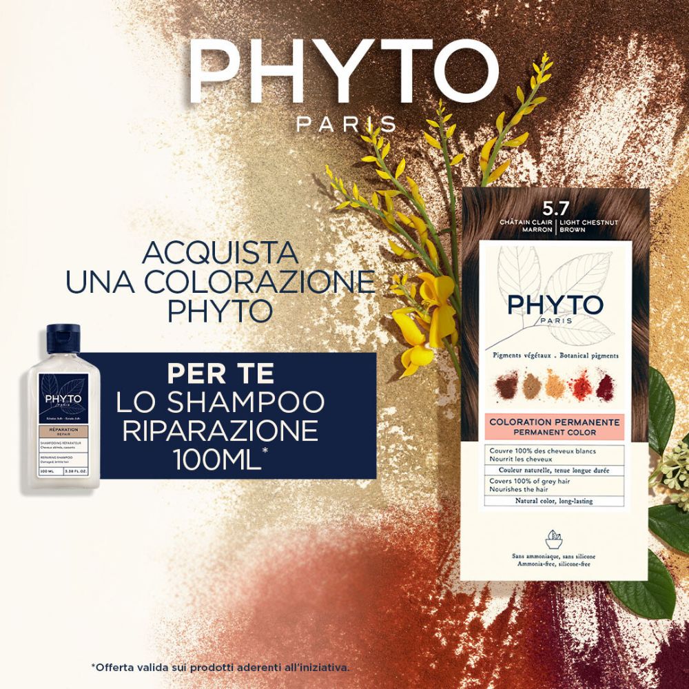 Phyto Colorazioni - Acquista 1 colorazione e ricevi in omaggio lo shampoo riparazione 100ml!