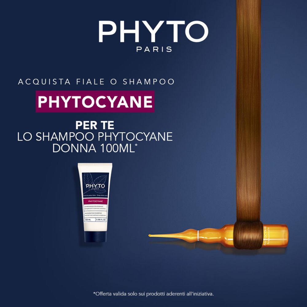 Phyto - Acquiista fiale o shampoo phytocyane e ricevi subito lo shampoo phytocyane donna 100ml!