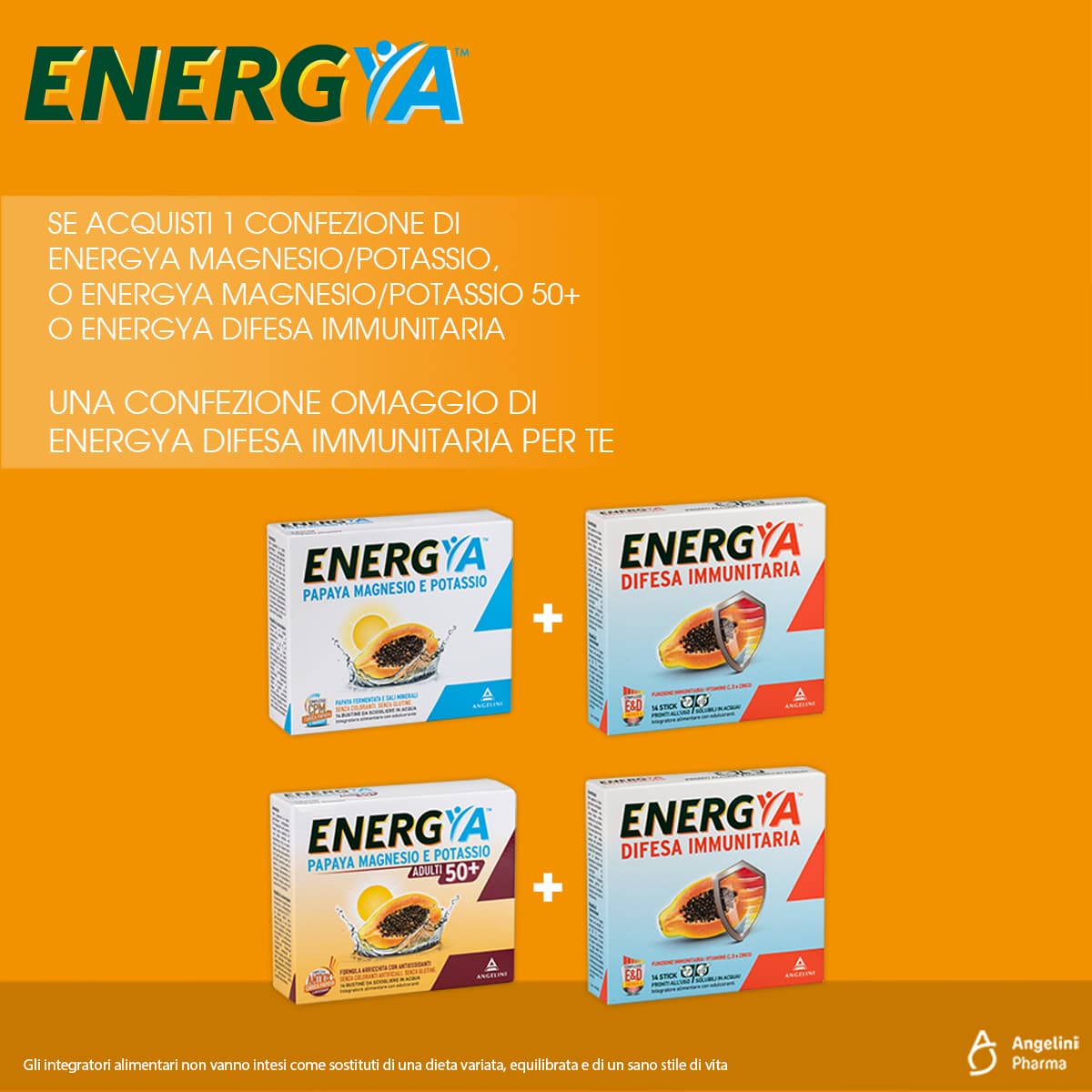 banner promozionale Energya: ricevi in omaggio energya difesa immunitaria mobile