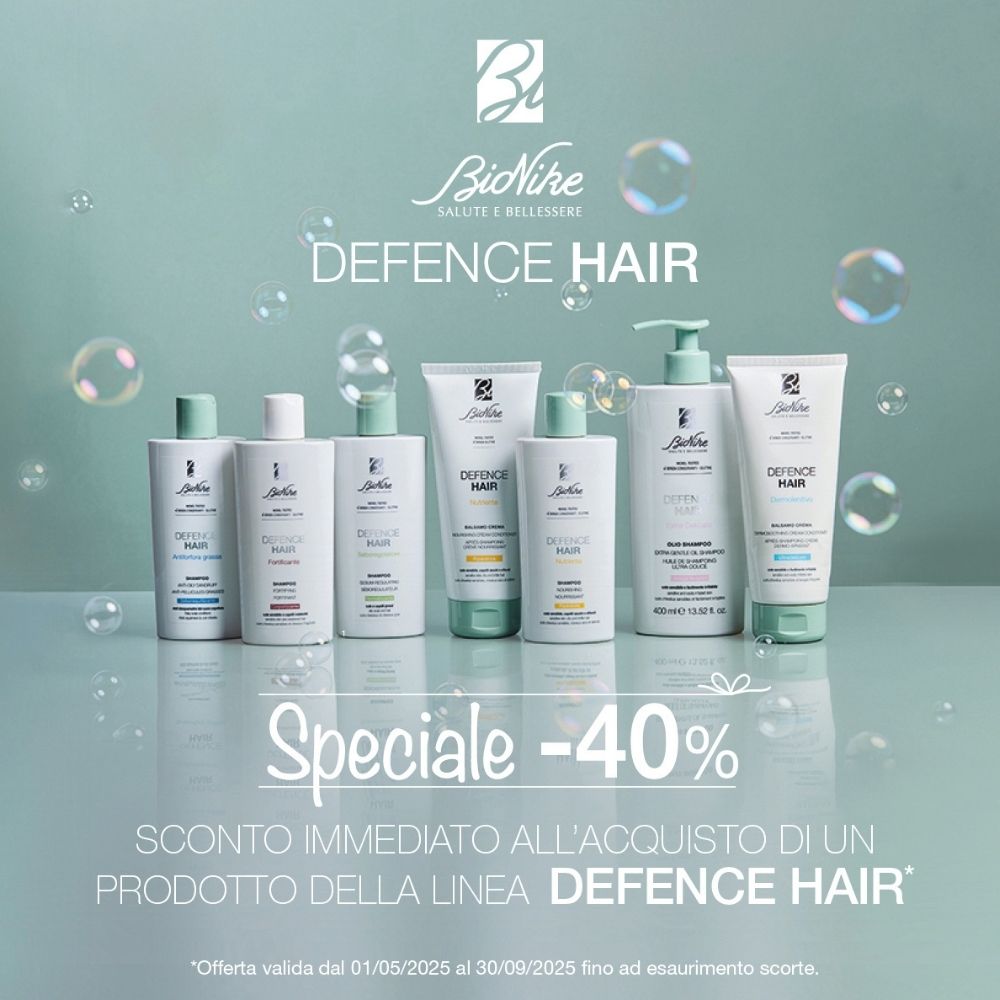 Bionike Defence Hair: -40% su sui trattamenti per i capelli!