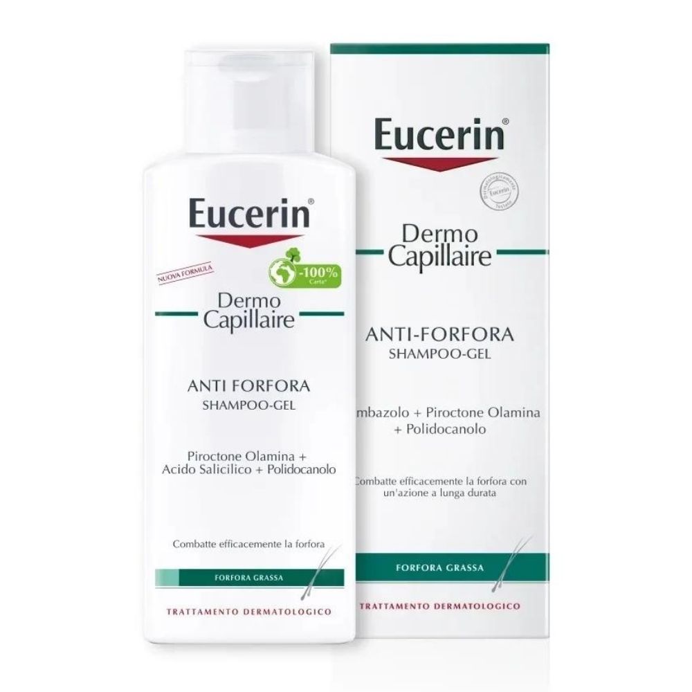 Eucerin Dermo Capillaire Shampoo-Gel Anti-Forfora Grassa 250ml