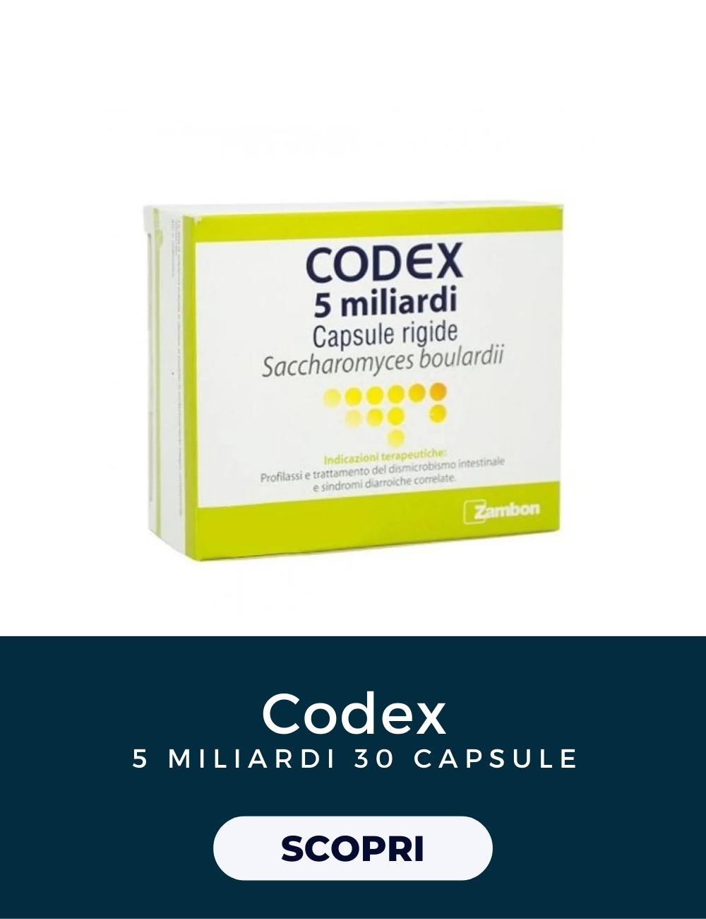 Codex 30 Capsule 5 Miliardi 250 mg