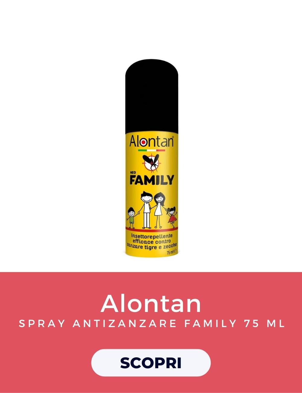 Alontan Family Icaridina 20 % Spray Anti Zanzare 75 ml
