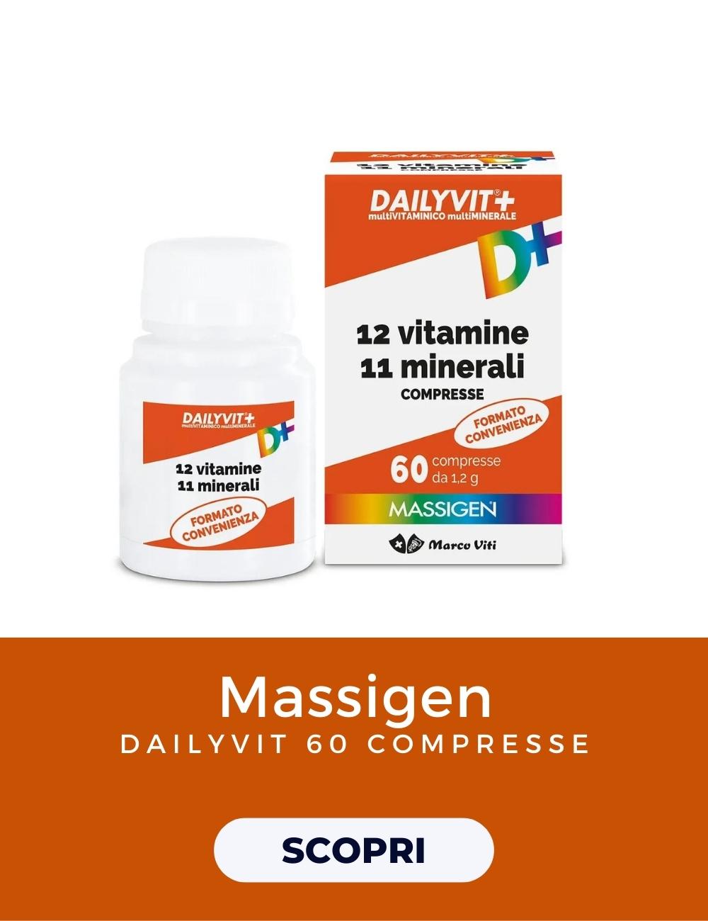 Massigen Dailyvit 13 Vitamine 11 Minerali 60 Compresse