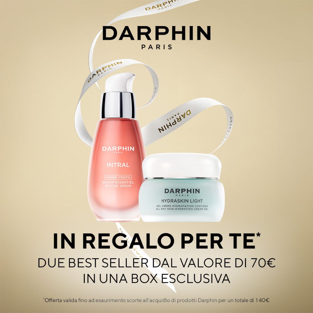 Acquista 140€ di prodotti Darphin, per te in regalo 2 best seller dal valore di 70€ in una box esclusiva!