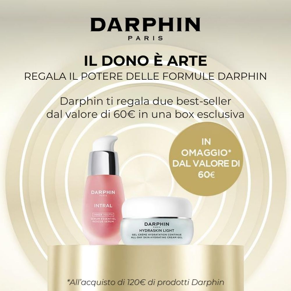 Darphin promo: acquista 120€ di prodotti del brand, per te in regalo 2 best-seller dal valore di 60€ in una box esclusiva