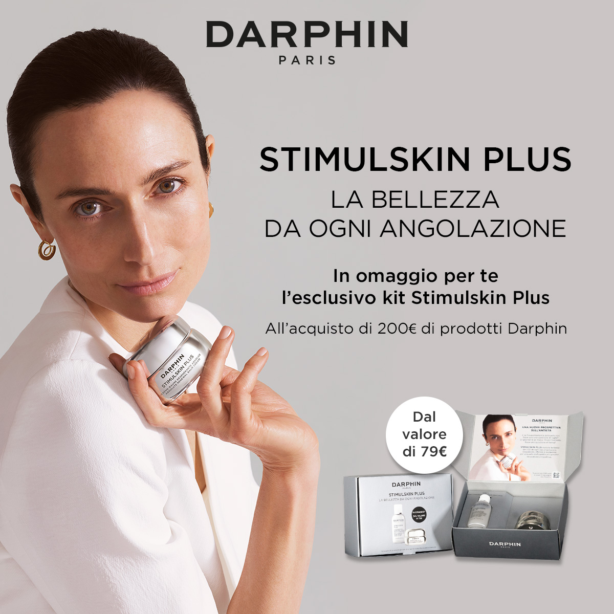Darphin promo: acquista 200€ di prodotti del marchio, per te l'esclusivo kit Stimulskin plus dal valore di 79€