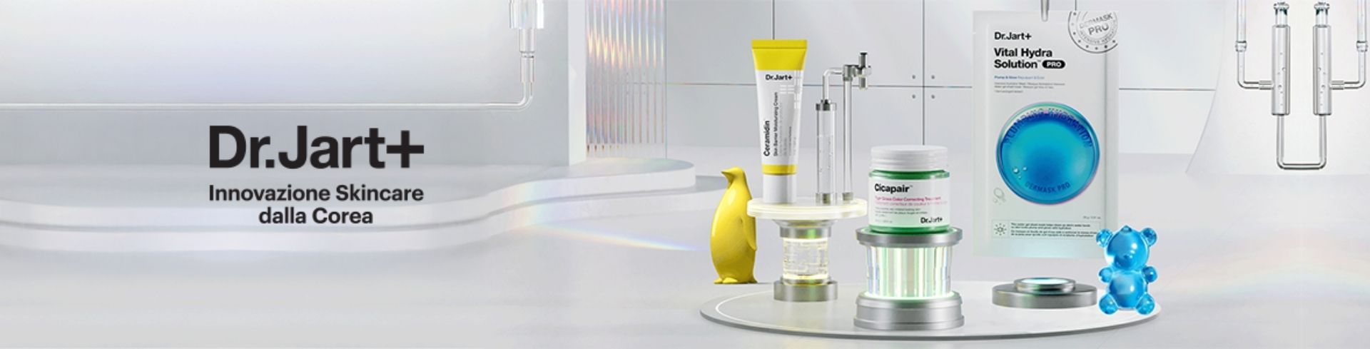 Banner Store Dr Jart+: Innovazione Skincare dalla Corea