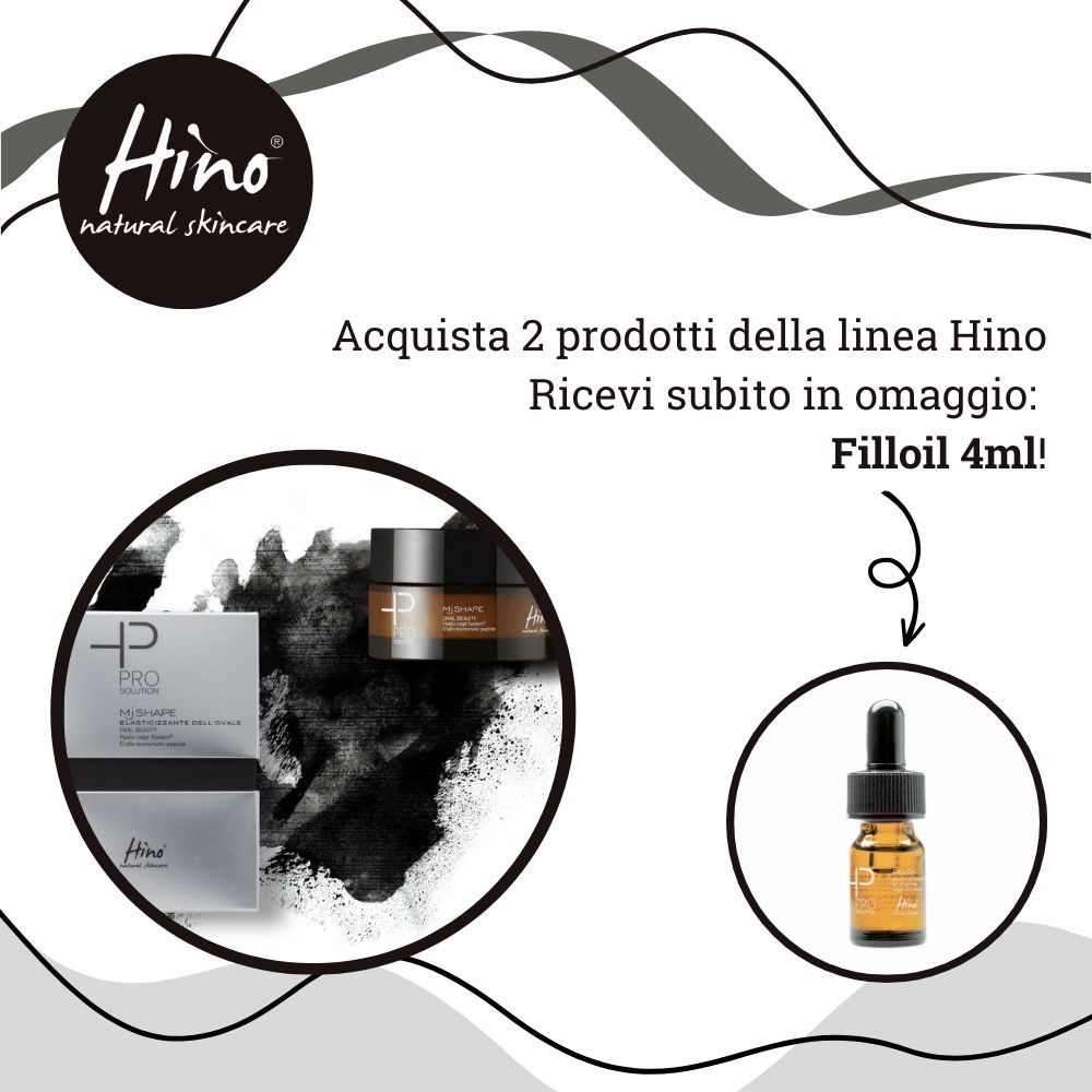 banner promozionale Hino, acquista 2 prodotti e ricevi in omaggio Filloil 4ml!