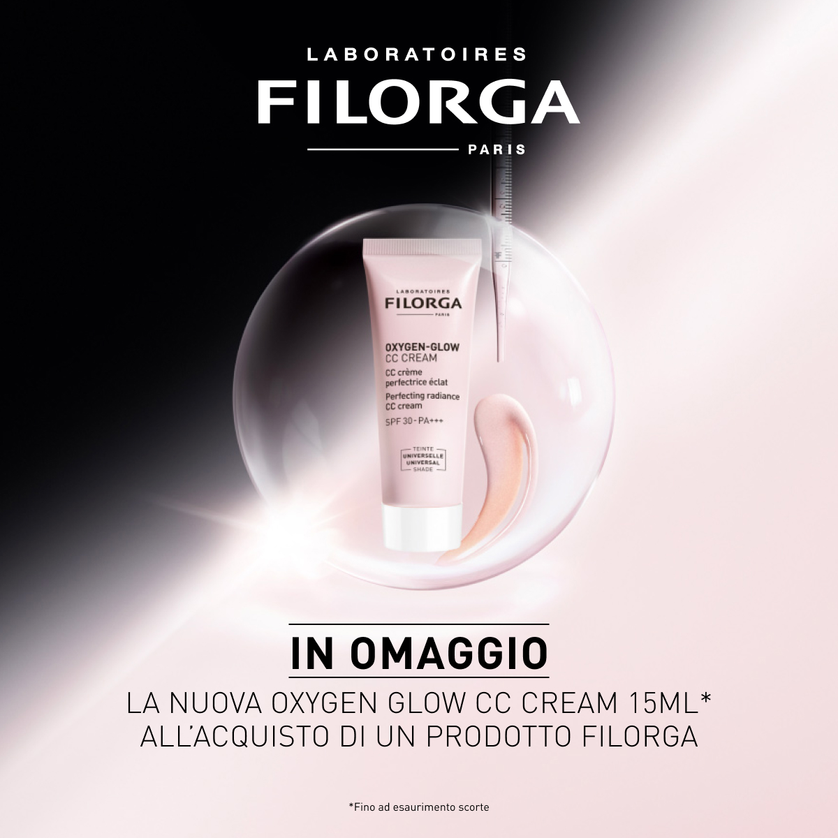 Banner promozionale promozione Filorga CC Cream
