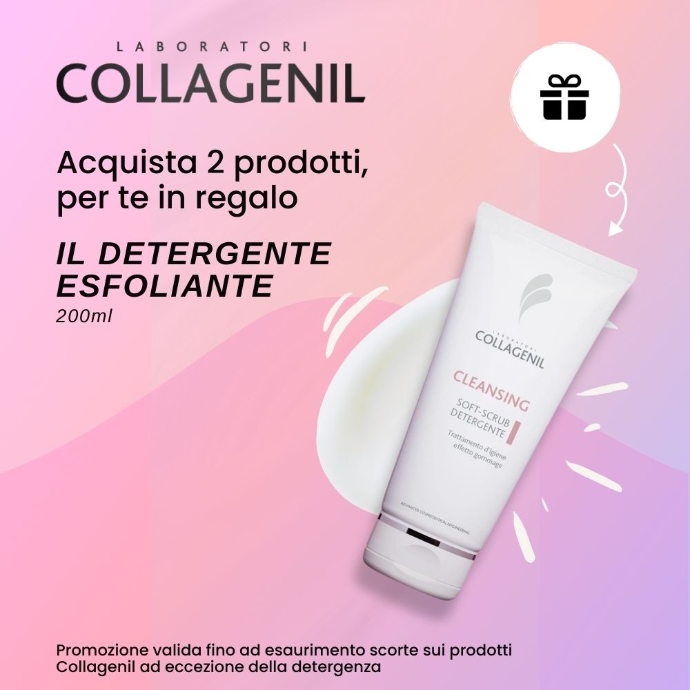 banner promozionale collagenil detergente restitutivo in omaggio mobile