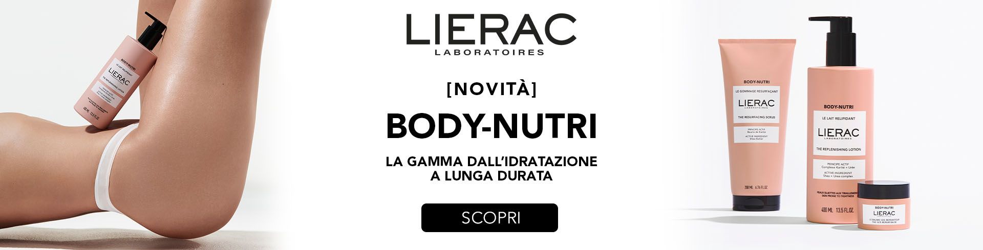 Scopri la linea Lierac Body-Nutri, la gamma dall'idratazione a lunga durata