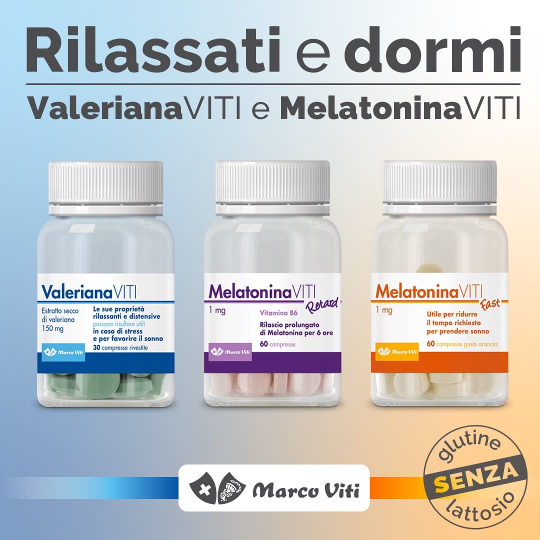 banner promozionale Marco Viti valeriana e melatonina mobile