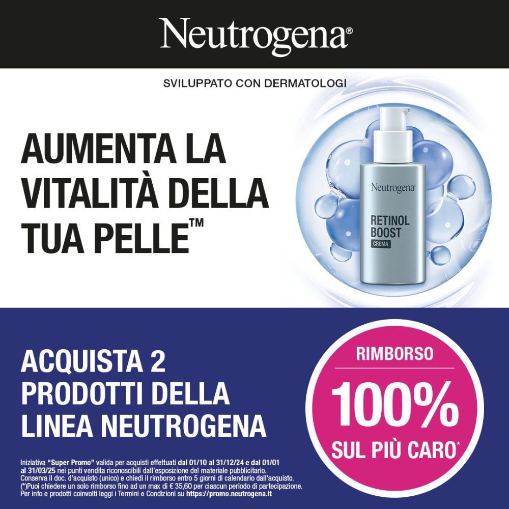 Neutrogena Super Promo: Acquista 2 prodotti Neutrogena, 100% di rimborso sul più caro! mobile