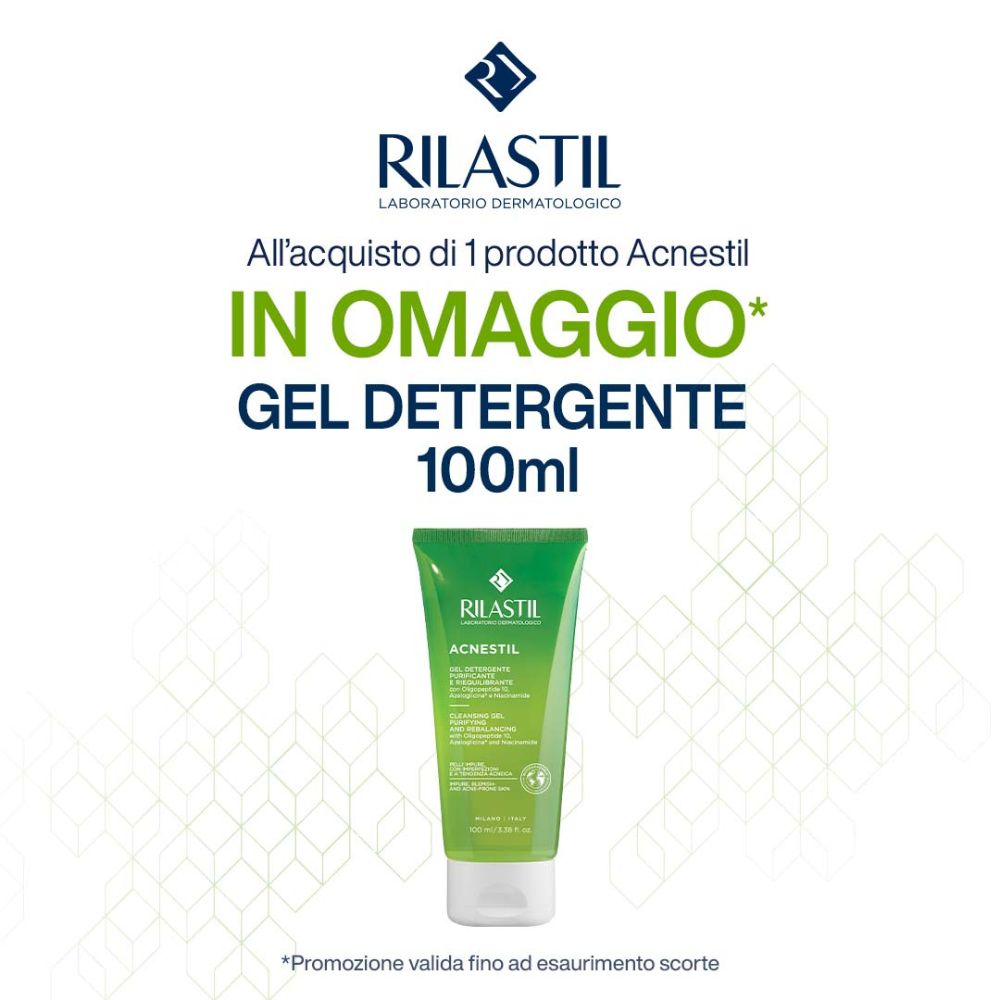 Acquista 1 prodotto della linea Rilastil Acnestil, ricevi subito in regalo* il Gel Detergente Acnestil 100ml!