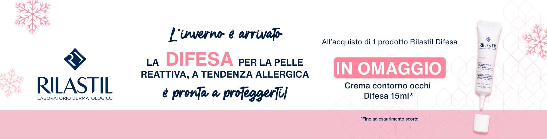 Acquista 1 prodotto della linea Rilastil Difesa, ricevi subito in regalo* la Crema Contorno Occhi 15ml!