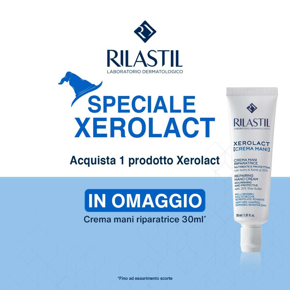 Acquista 1 prodotto della linea Rilastil Xerolact, ricevi subito in regalo* la Crema Mani Xerolact 30ml!