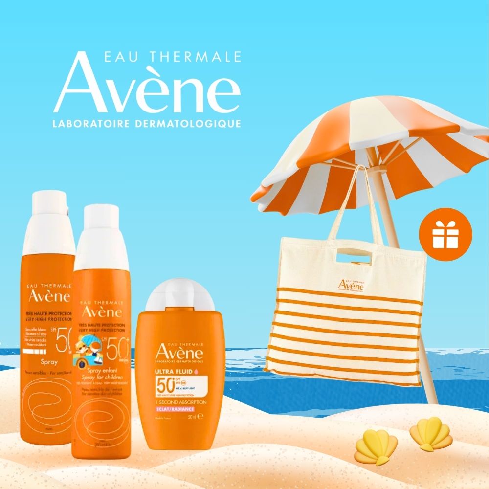 Promozione Avene: borsa mare in omaggio con 3 solari acquistati